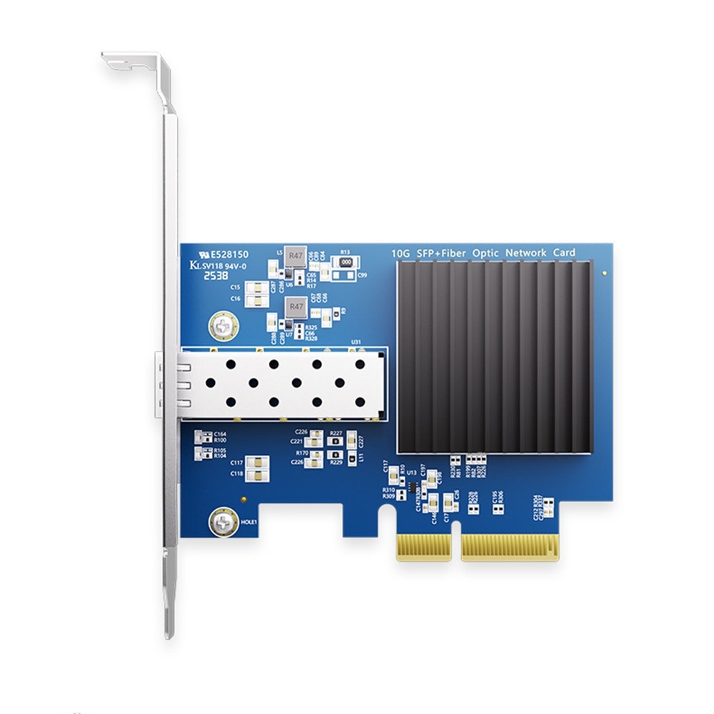 Realtek RT8127AF 10G-SFP LAN Optical Port PCI-E 3.0-4X diskless network Card PXE