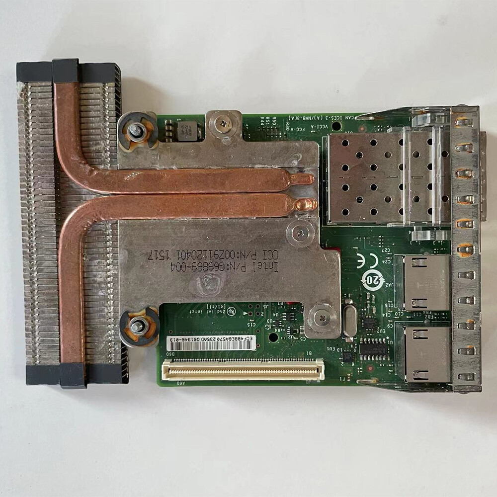 C63DV For Dell Intel X520/i350 Quad Port Network Daughter Card Gigabit Fiber NIC