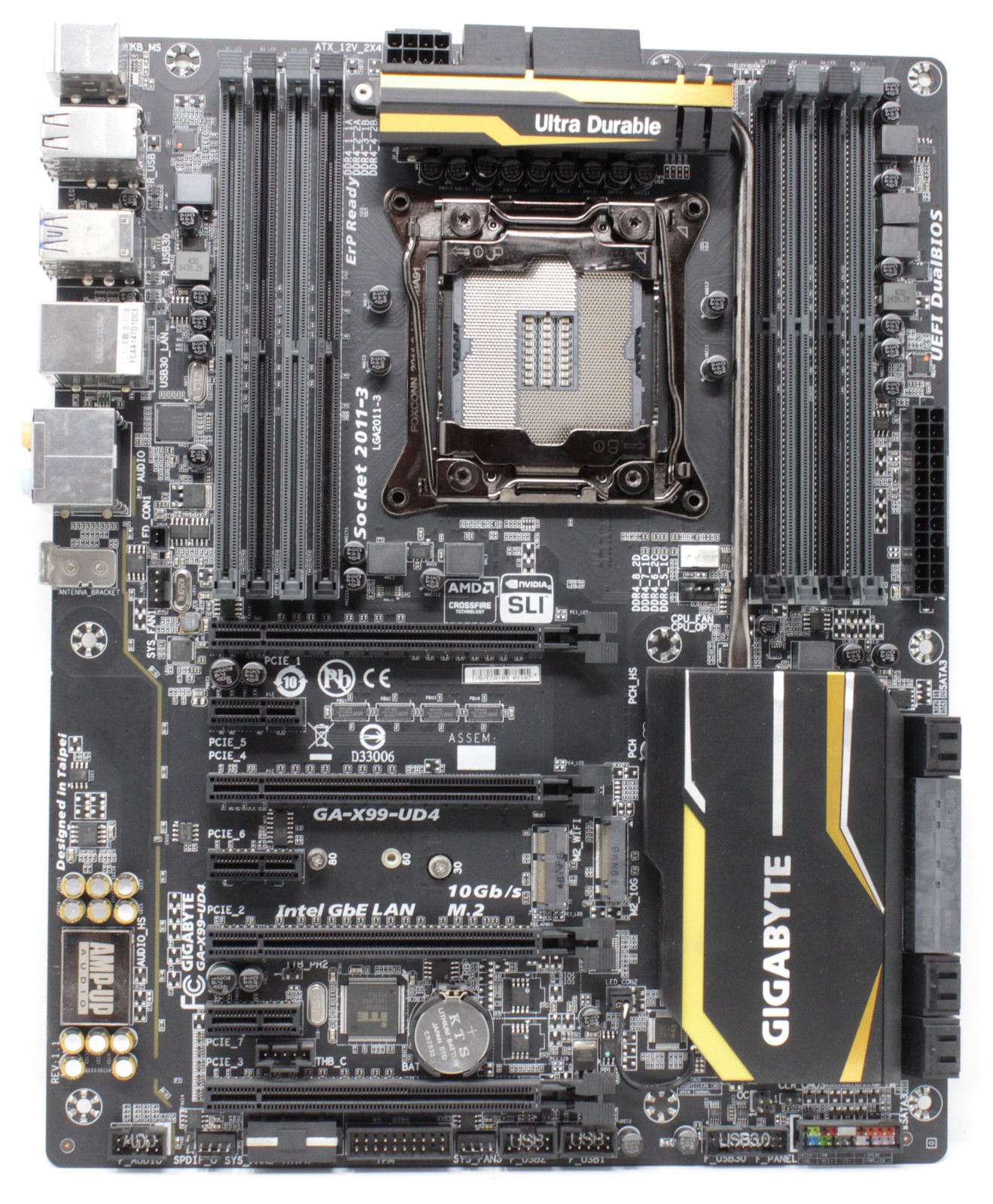 GIGABYTE GA-X99-UD4 Intel X99 ATX Motherboard Socket LGA 2011-3 (#11101)