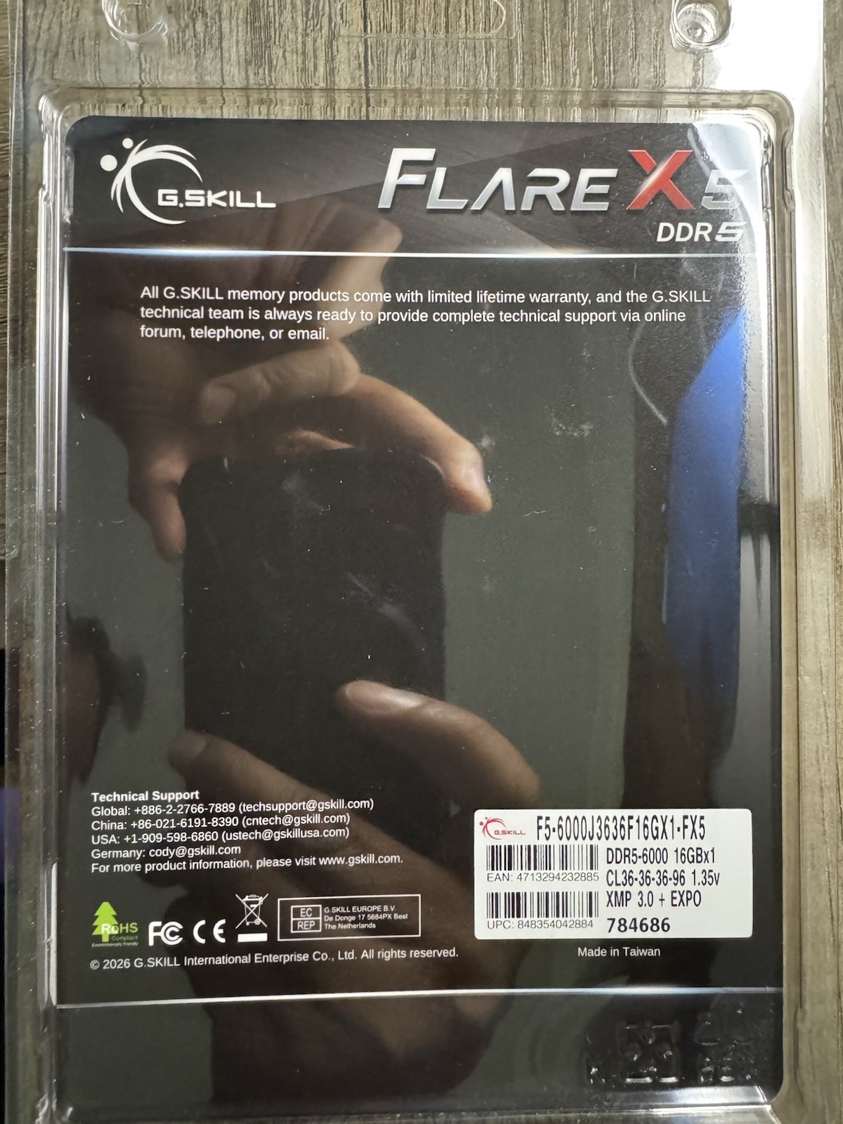 16GB RAM G.SKILL Flare X5 DDR5 SDRAM DIMM 288-Pin