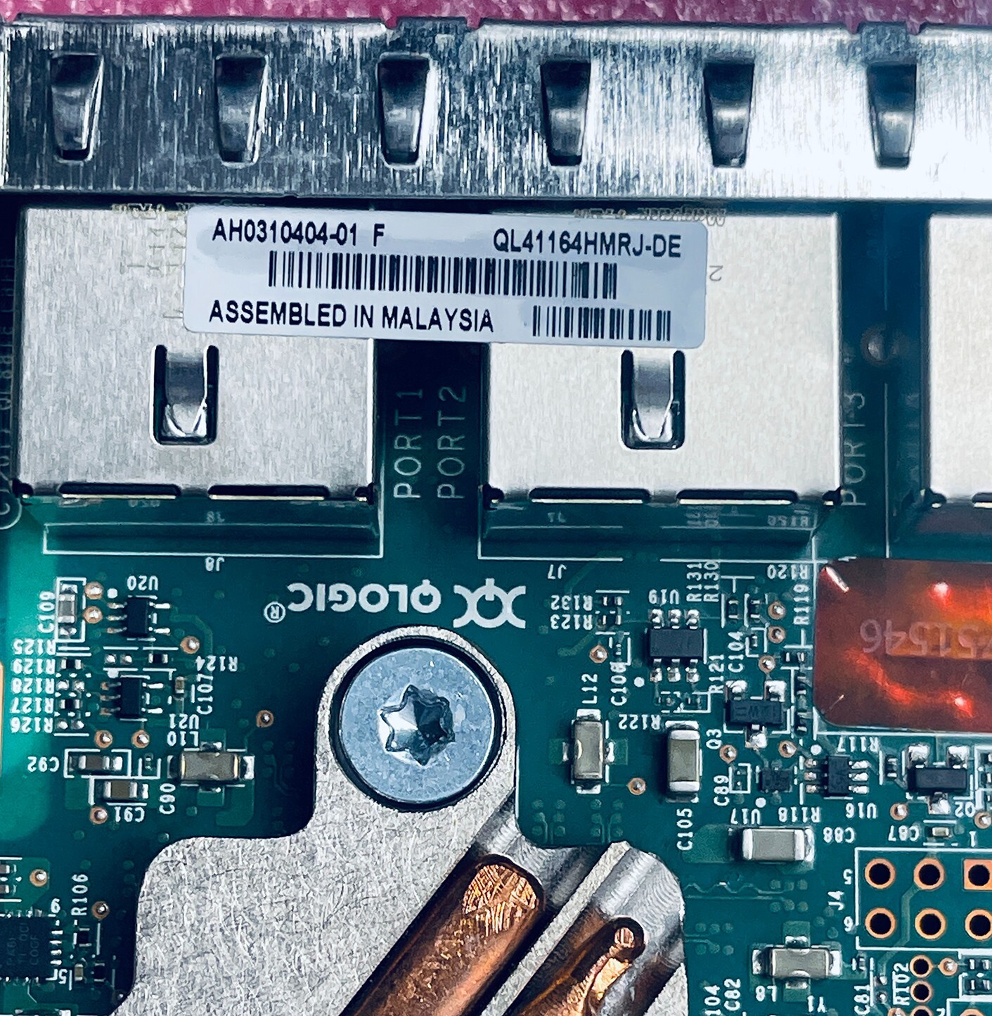 Dell 10GbE Ethernet Network Card RJ-45 4-Port 0X1TD1 10GB Lan Qlogic QL41164HMRJ