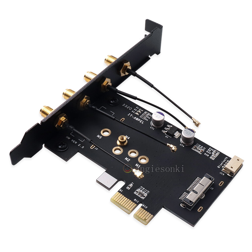 BCM94360CD/BCM94331CD WIFI WLAN module to PCI-e 1x 16x Desktop PC WIFI adapter