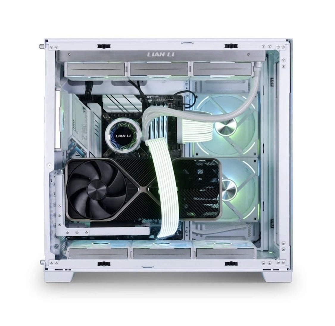 Lian Li VG4-4-V2X Vertical GPU Mount Kit Gen 4 Riser 4 Slot Black