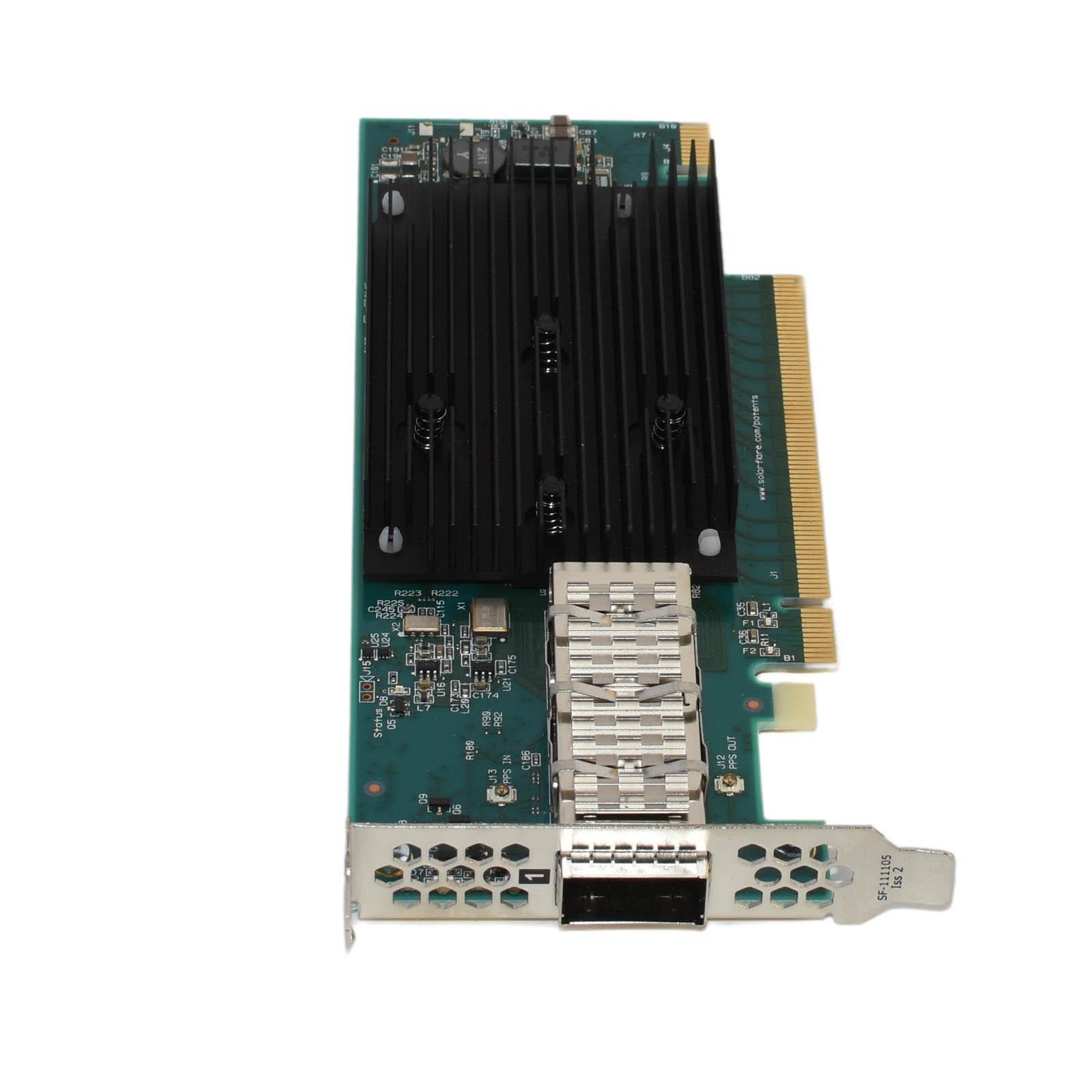 SolarFlare XtremeScale X2541-PLUS 100GbE QSFP28 PCIe 3 x16 Ethernet NIC SFF