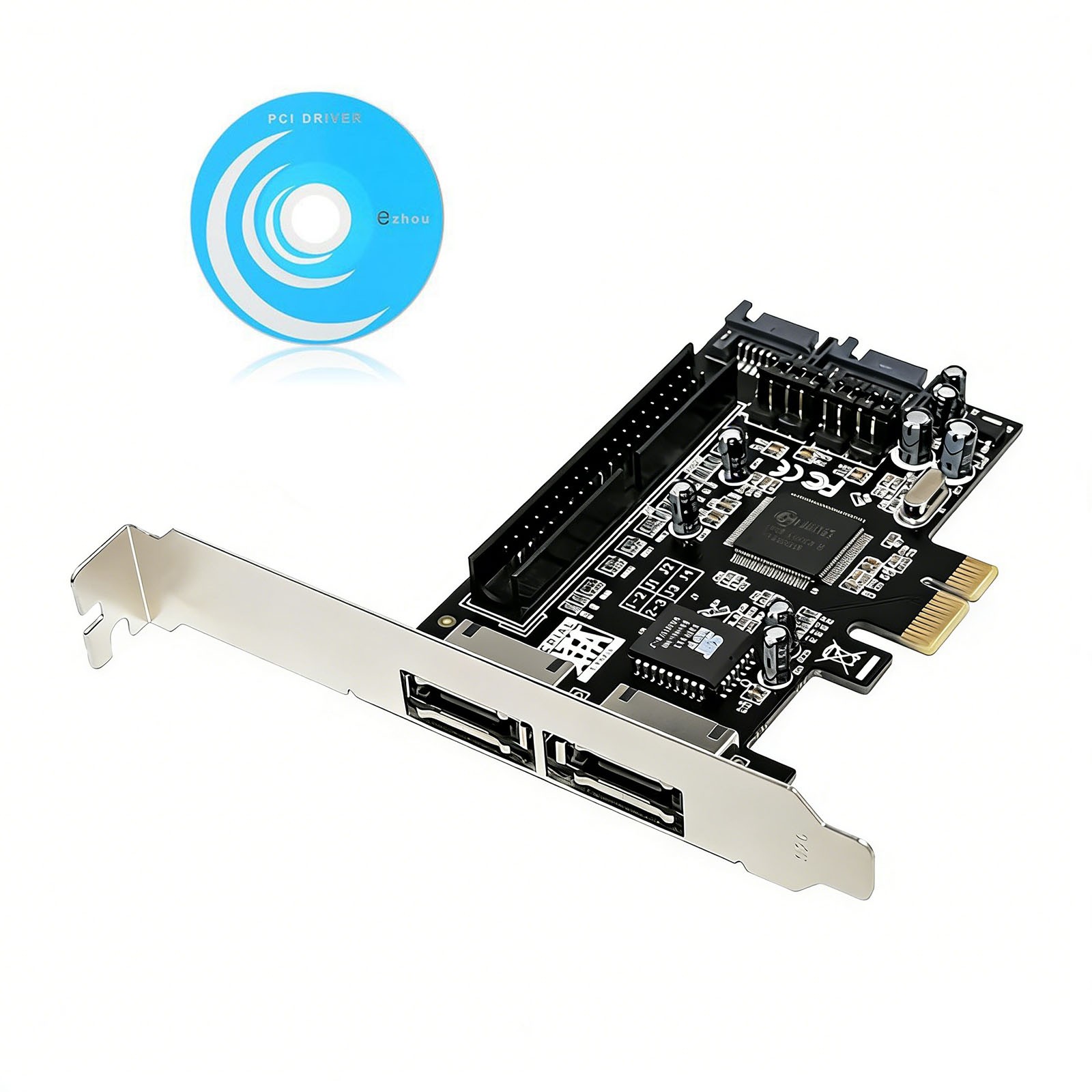 PCIe IDE Controller Card (2 Ports) + SATA Or eSATA (2 Ports)