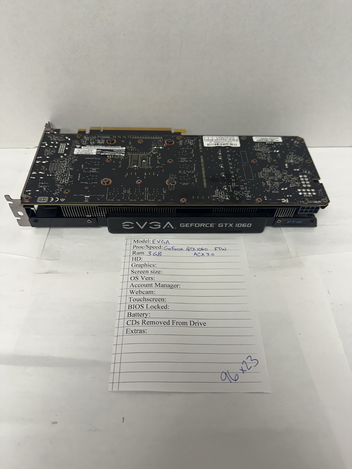 EVGA 03G-P4-6367-KR GeForce GTX 1060 3GB GDDR5 Graphics Card Free Shipping