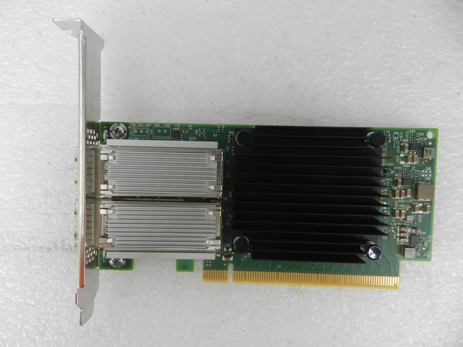Mellanox CX556A MCX556A-ECAT Connectx-5 EDR+ 100Gbe 2-Port Adapter Card