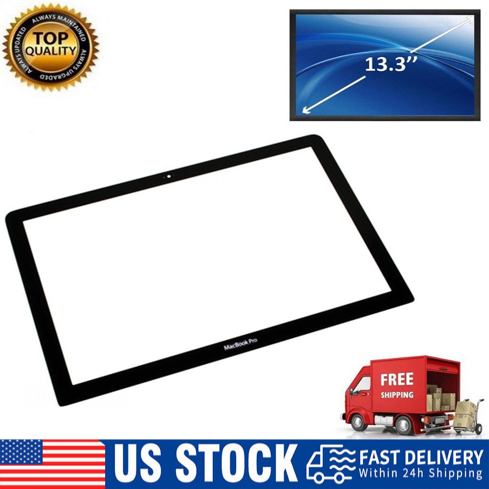 NEW 13.3″ MacBook Pro Unibody A1278 Cover LCD Glass Lens SCREEN Front 13″ Inch