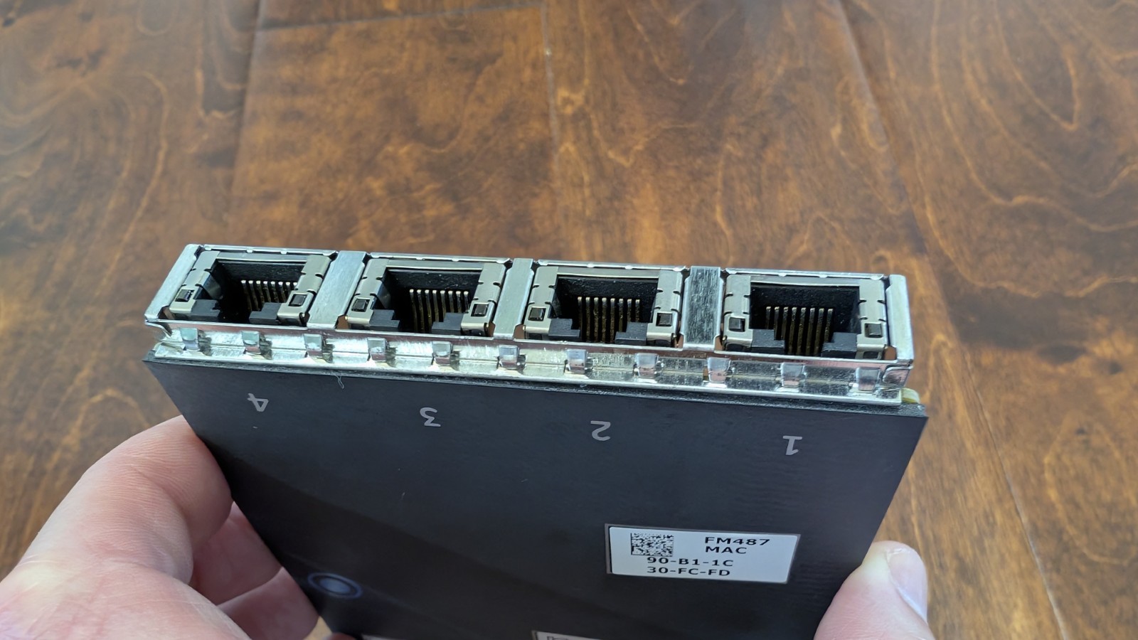 Dell Broadcom 5720 Quad Port 1Gb Ethernet Network Daughter Card FM487 0FM487