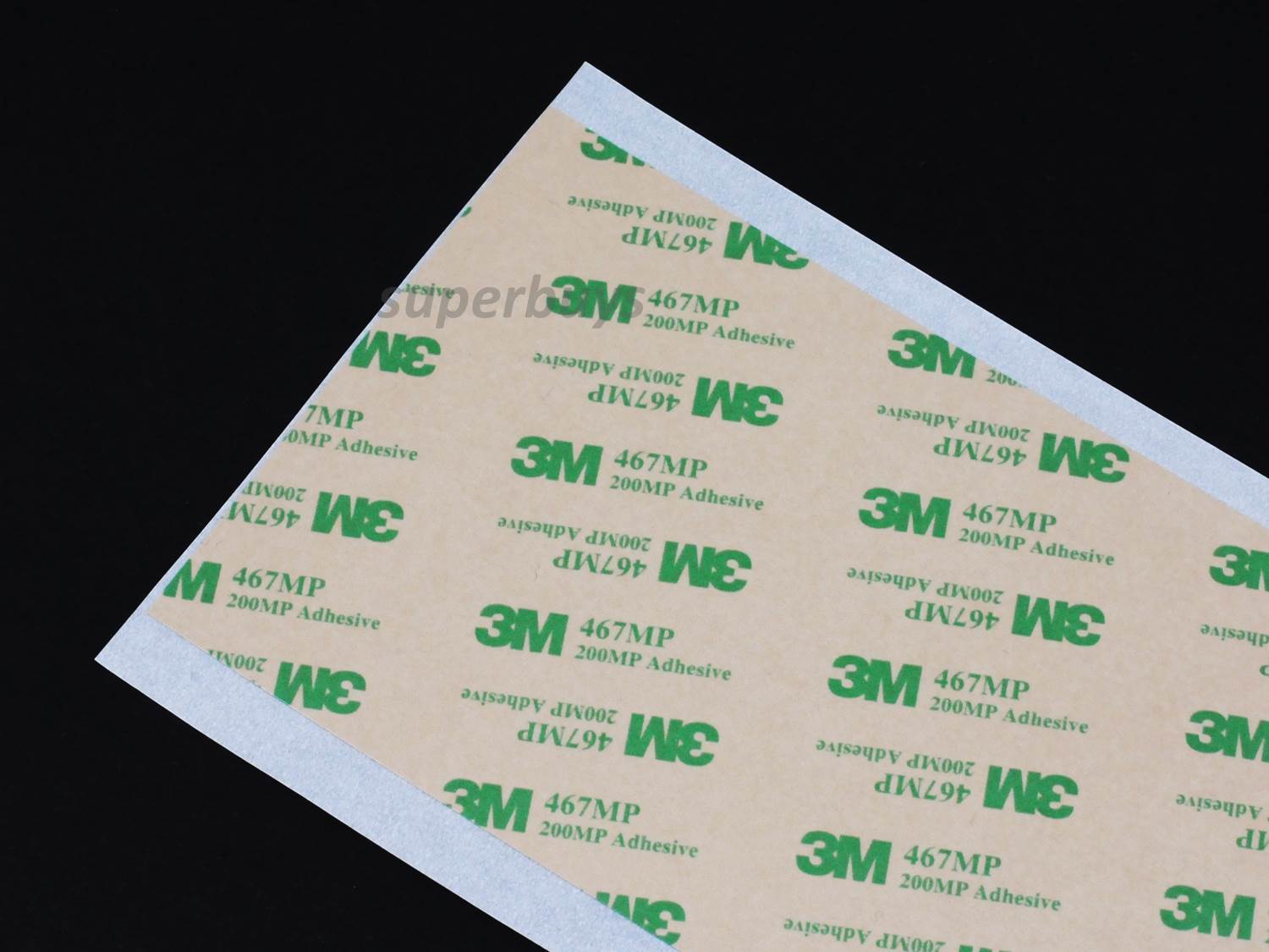 3M 467MP Double Sided Acrylic Adhesive Transfer Tape Sheet 200MP 100 x 200mm