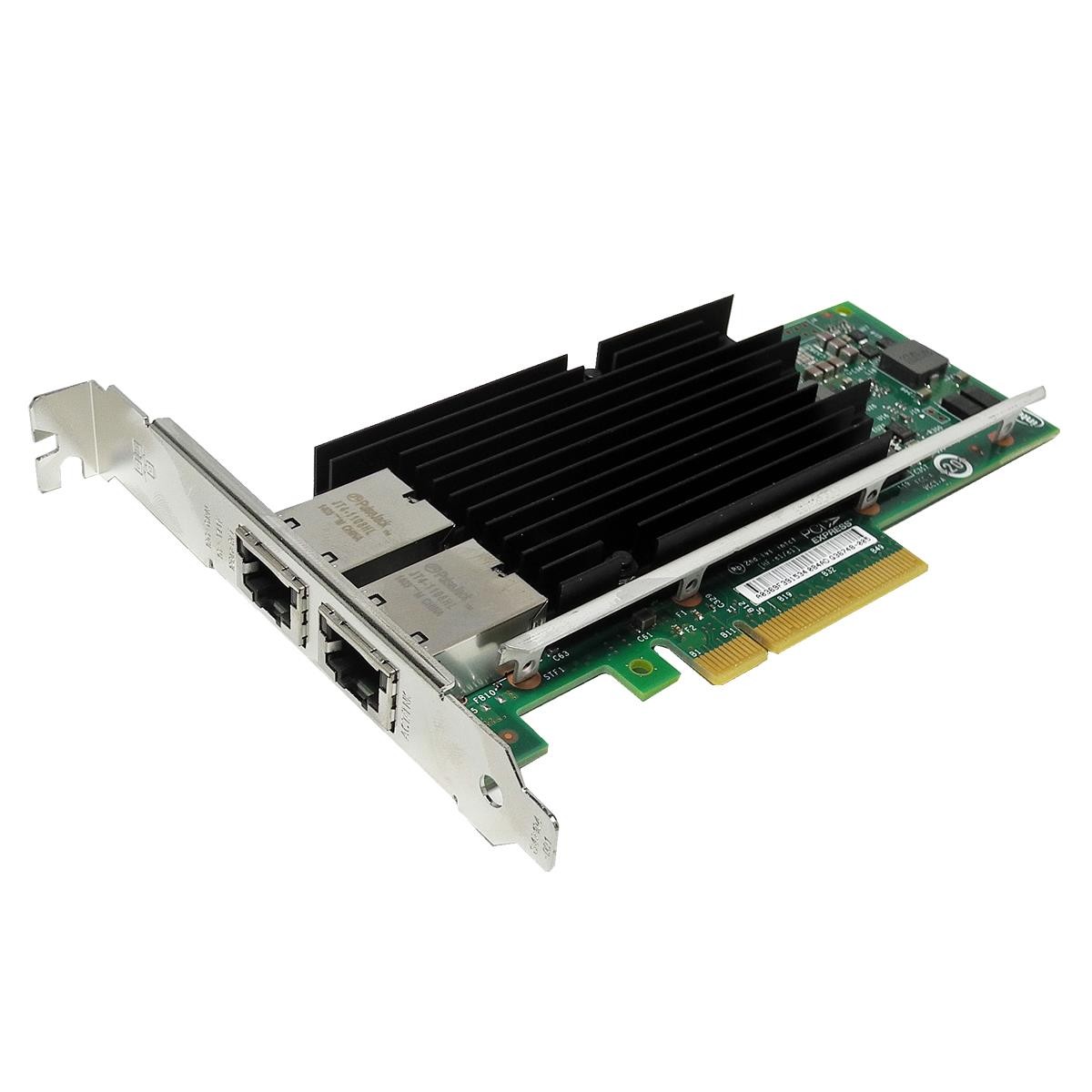 IBM X540-T2 Dual Port 10Gb Ethernet PCI-Express x8 Network Adapter 49Y7972 FP