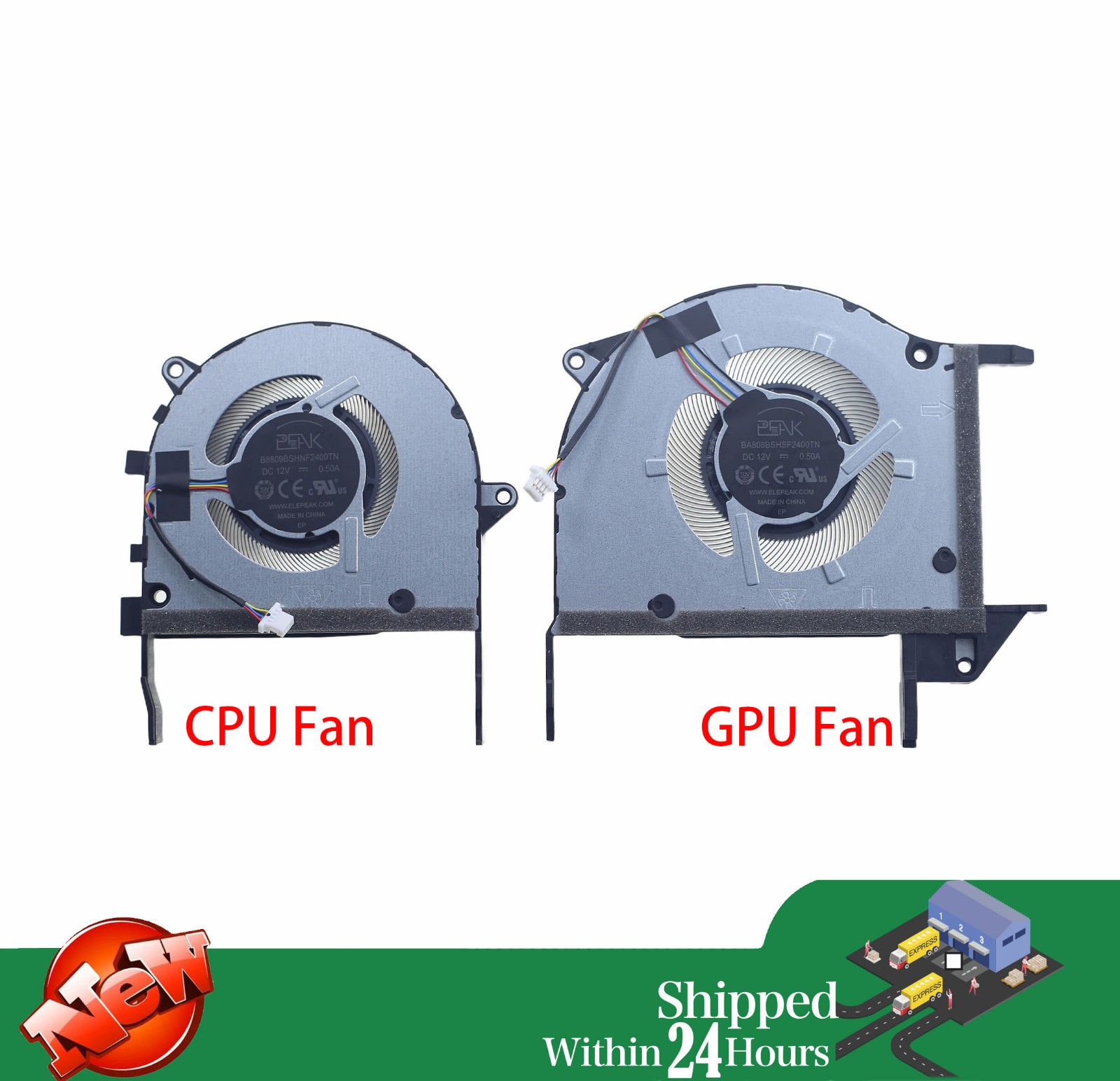 Laptop CPU GPU Cooling Fan For ASUS Vivobook Pro 15 OLED N6506M Q533MJ