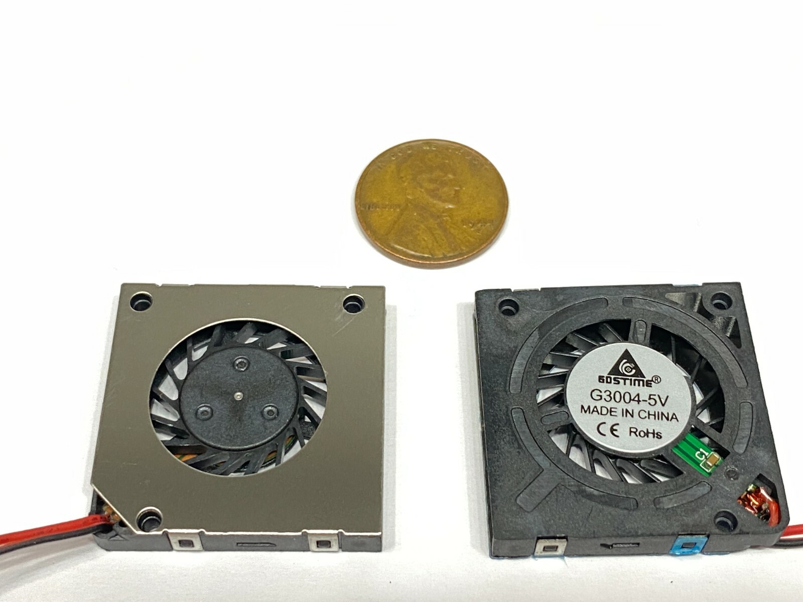 4 Pieces Blower fan 3004 5V 30mm x 4mm 3cm mini small cpu 3d printer micro E14