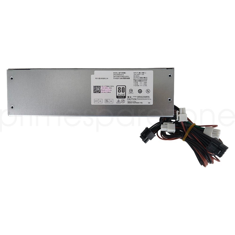 Dell Optiplex 3040 3046 5040 7040 XPS 8940 600W DPS-600EM-00 Power Supply US
