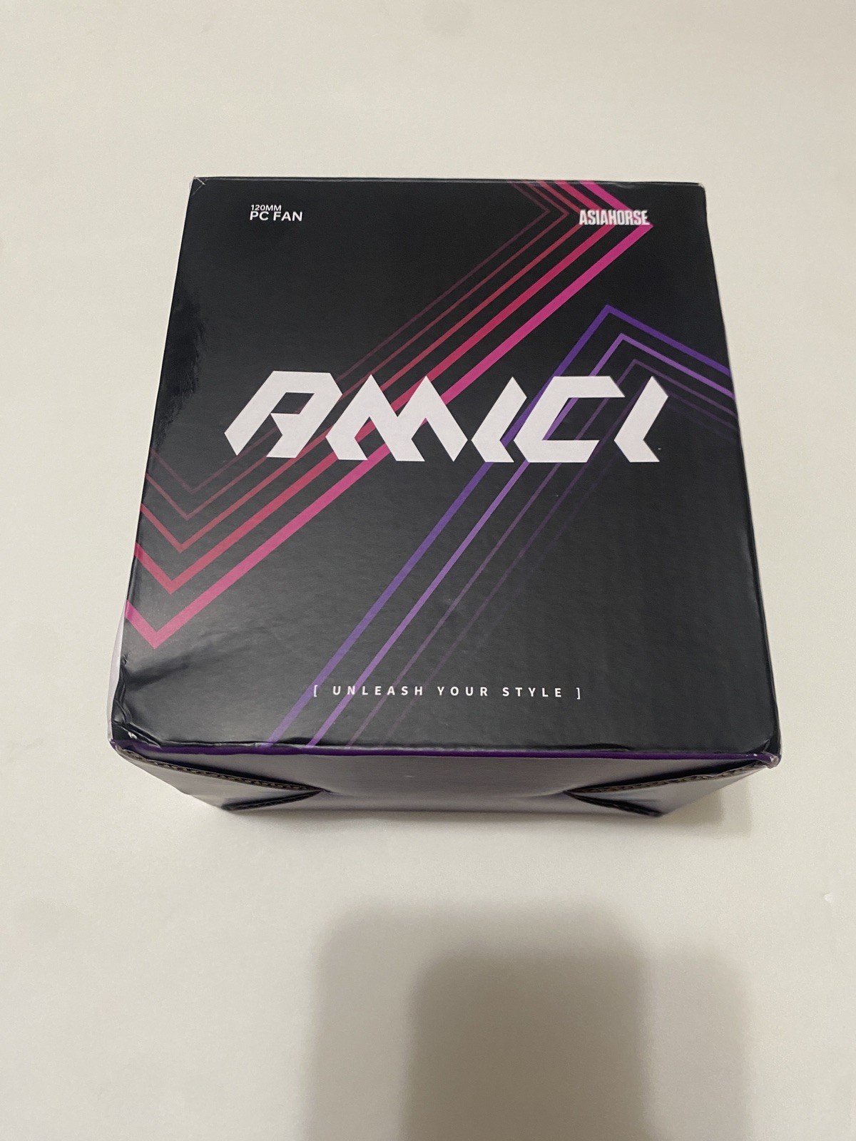 AMICI-5GT RGB PC Fans, Infinity Mirror ARGB Fans HDB Bearing Fan (3-Pack)