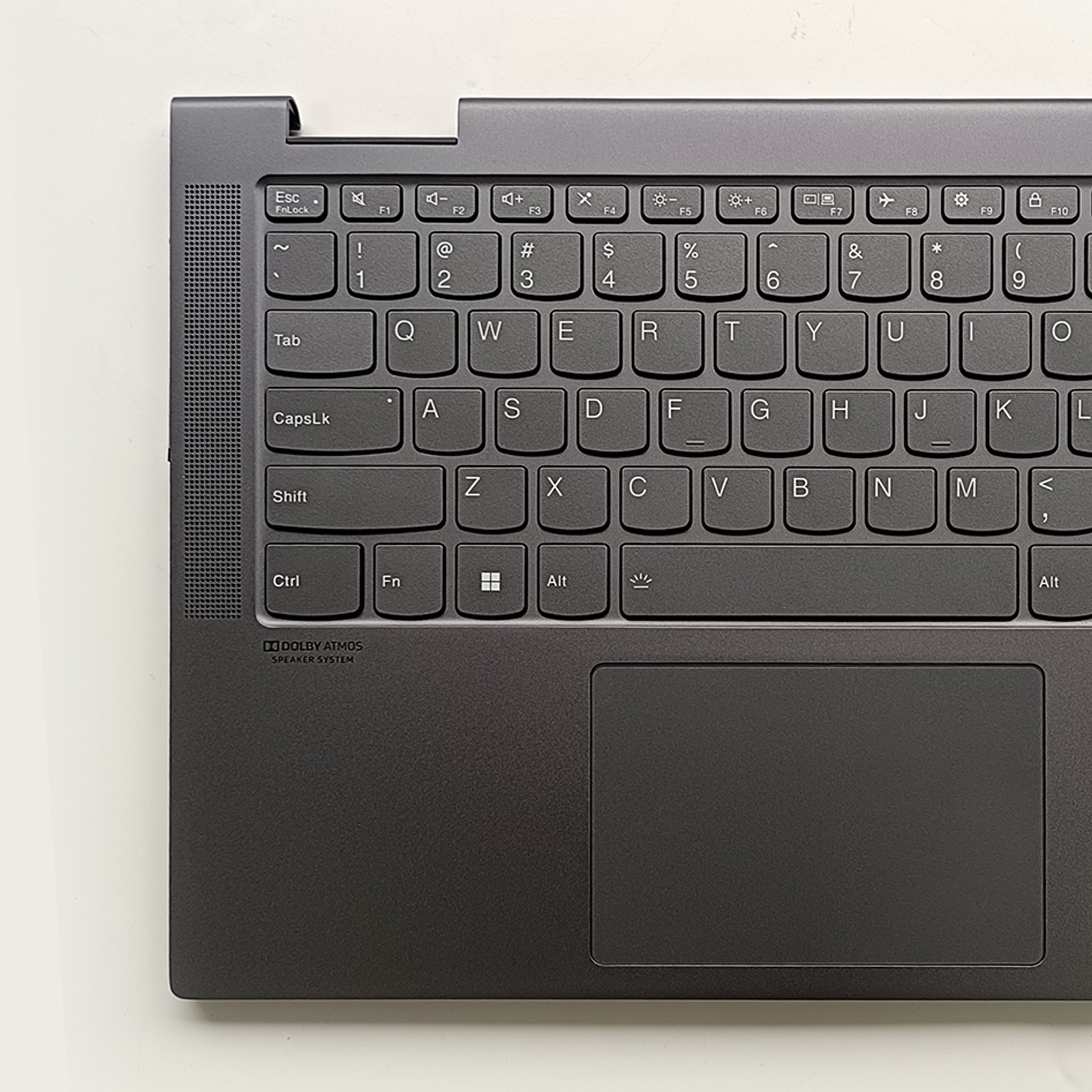 For Lenovo Yoga 7-14ITL5 82BH Palmrest Backlit Keyboard Touchpad 5CB1A16224 Gray