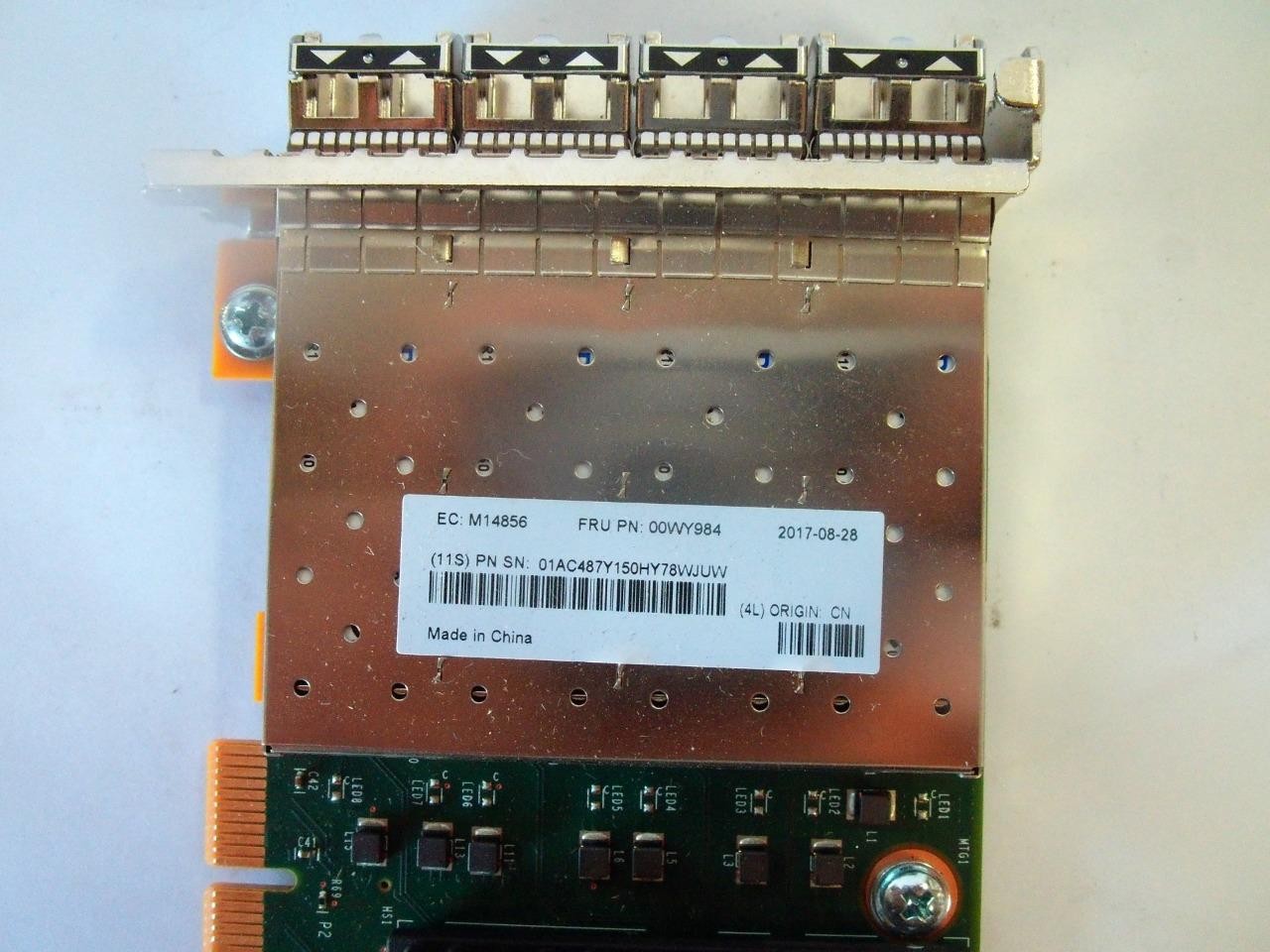 Lenovo 00WY984 01AC487 4-Port 16Gb Fibre Channel PCIe HBA Card (B4456)