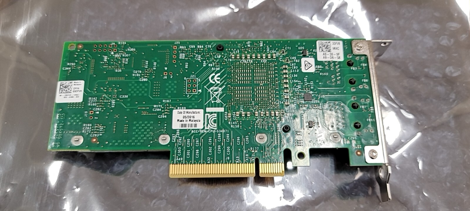 Genuine Dell/Intel X540-T2 Dual Port 10GbE Converged Network Adapter K7H46 3DFV8