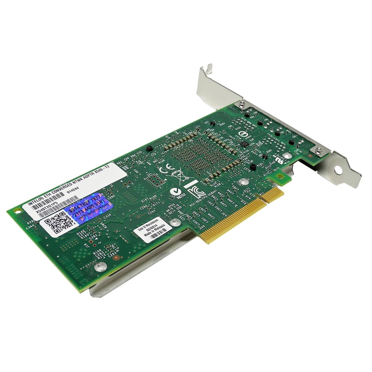 IBM X540-T2 Dual Port 10Gb Ethernet PCI-Express x8 Network Adapter 49Y7972 FP