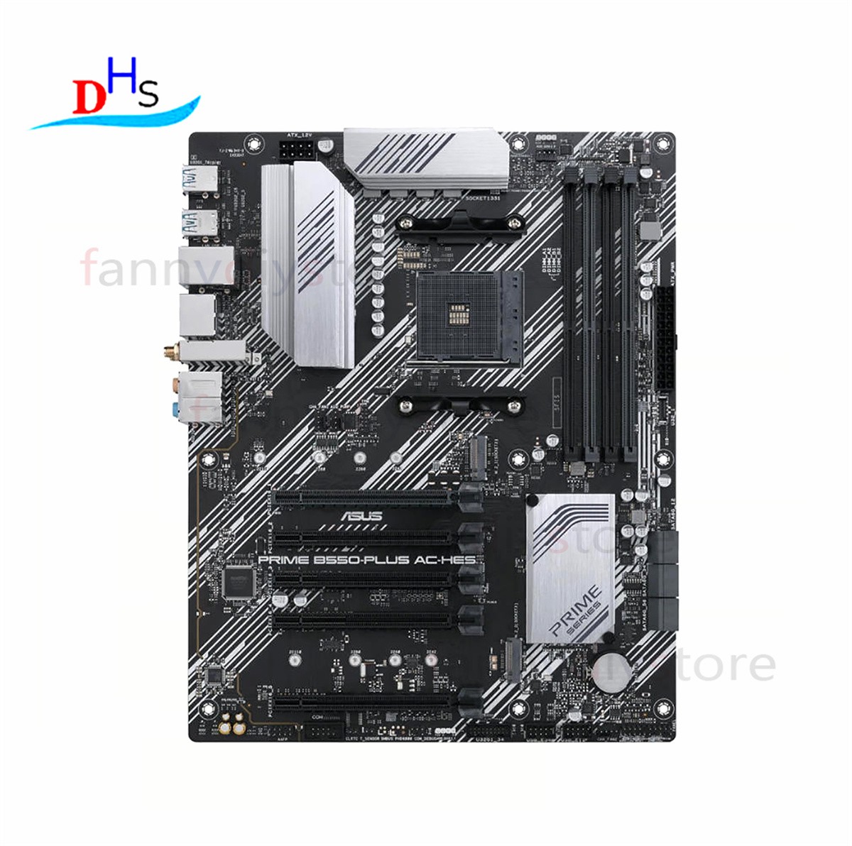ASUS Prime B550-PLUS AC-HES AMD AM4 motherboard (3rd Gen Ryzen) ATX dual M.2