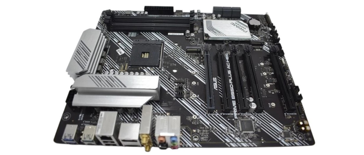 PRIME-B550-PLUS-AC-HES ASUS AMD AM4 DDR4 GAMING MOTHERBOARD NO IO SHIELD PLATE