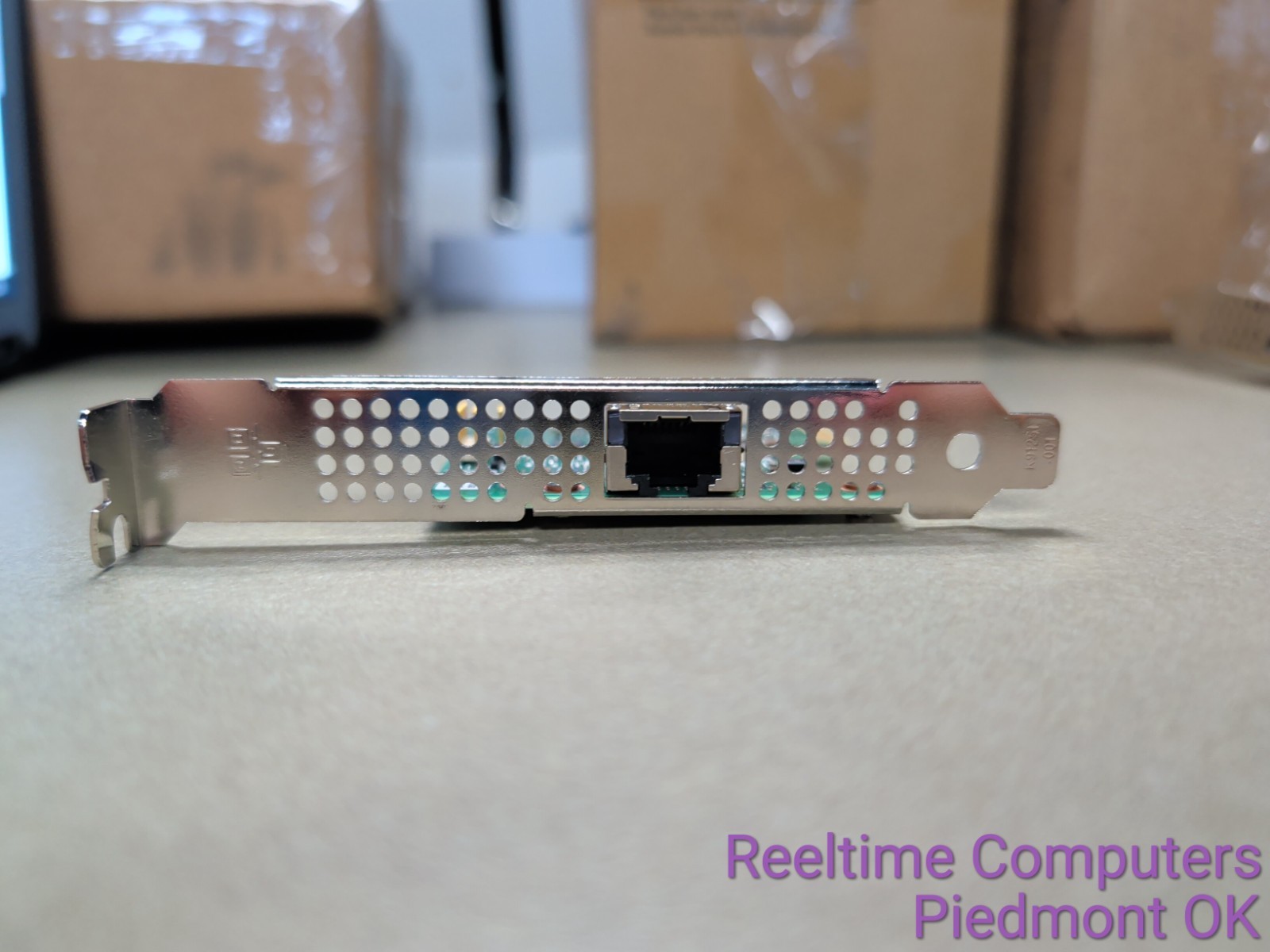 Dell Intel I225-T1 2.5GbE PCIe x1 RJ45 NIC JJF4X 0JJF4X Full Height
