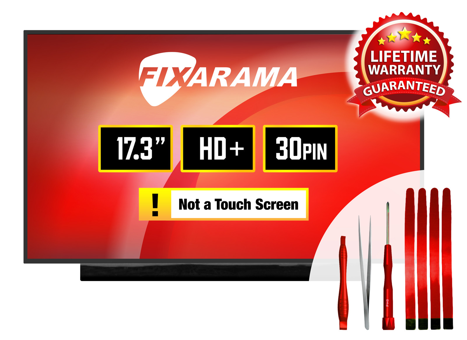 AUO B173RTN03.1 HD+ 30 pin Glossy LCD Screen + Tools GRADE A+ FIXARAMA