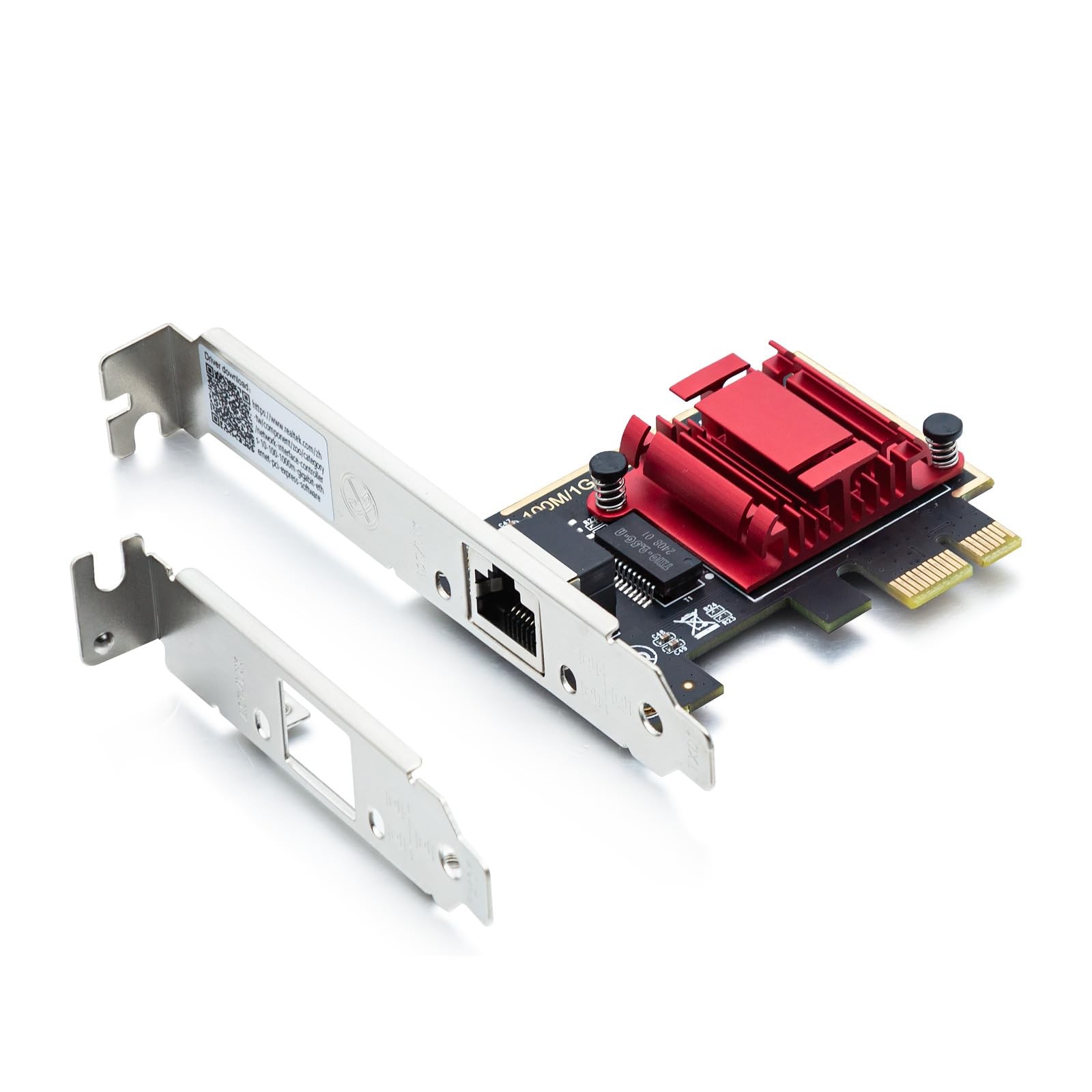 2.5G NIC PCIe Network Adapter 2500/1000/100Mbps PCIe Gigabit Ethernet Card, S…