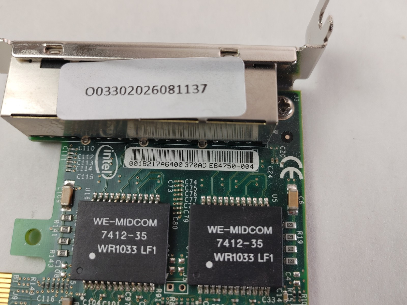 Intel PRO/1000 ET PCI-Express x4 Gigabit Ethernet Server Adapter E64750-004