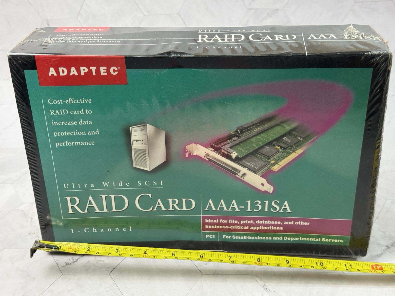 Adaptec SCSI RAID Card AAA-131SA Kit 1- Channel NEW In Box Made In Singapore
