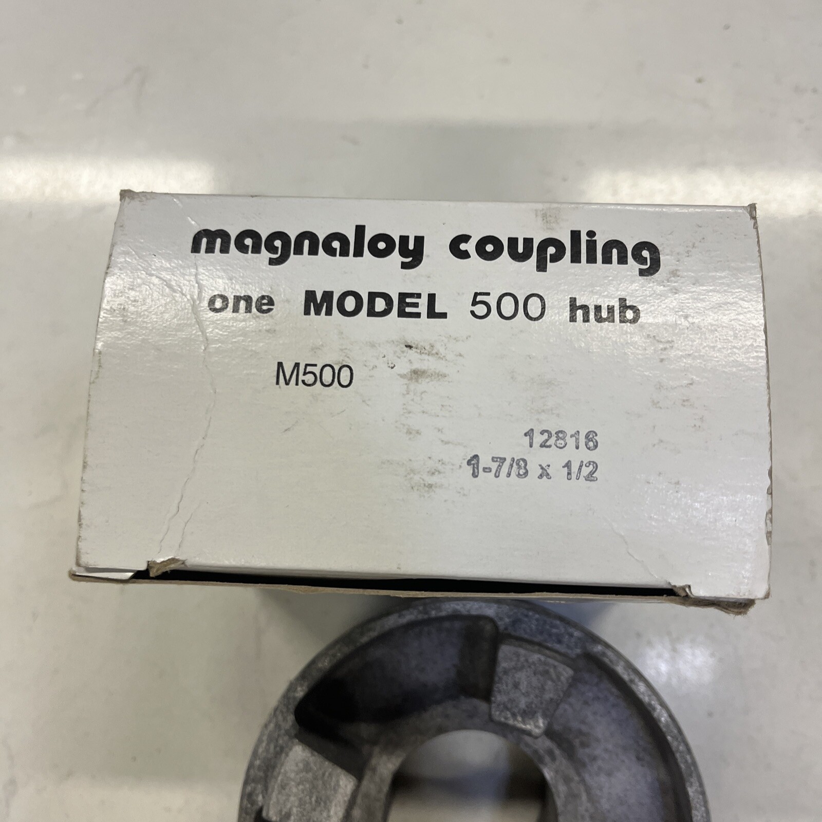 NEW MAGNALOY M50011612 COUPLING HUB MODEL 500 1-1/2″ BORE 1/2” KEYWAY