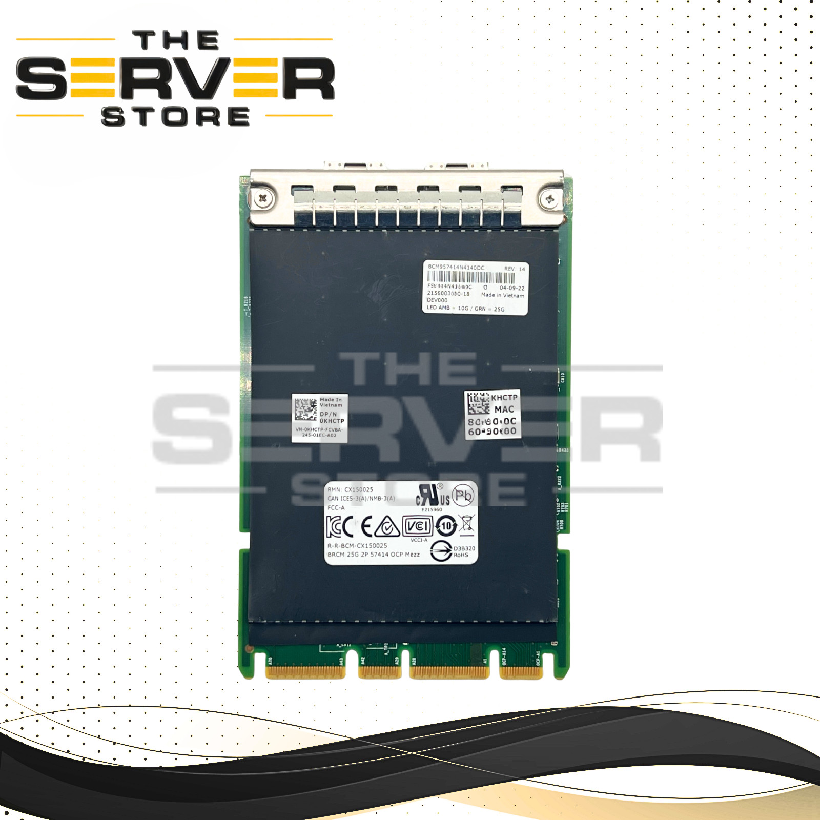 Dell Broadcom 57414 Dual Port 25GB 3.0 SFP28