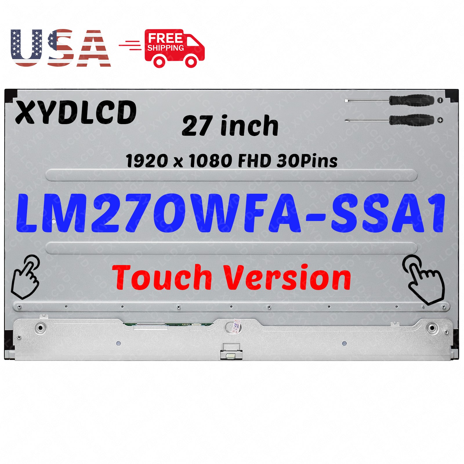 27in for HP Pavilion 27-D0014 27-D0044 All-in-One LCD Touch Screen Display Panel