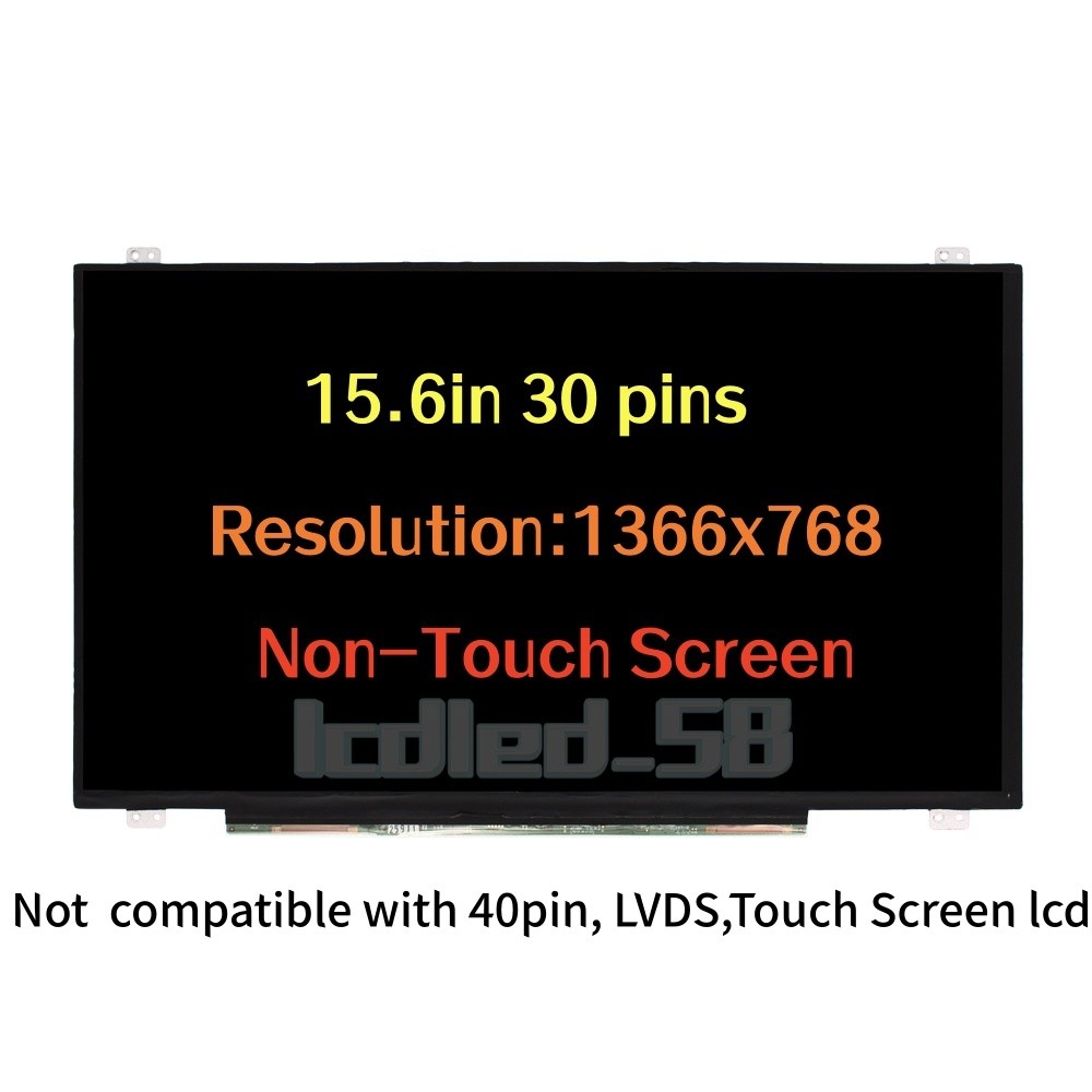 DELL NCH65 LAPTOP LED LCD Screen 0NCH65 NT156WHM-N32 15.6″ WXGA HD Bottom Right