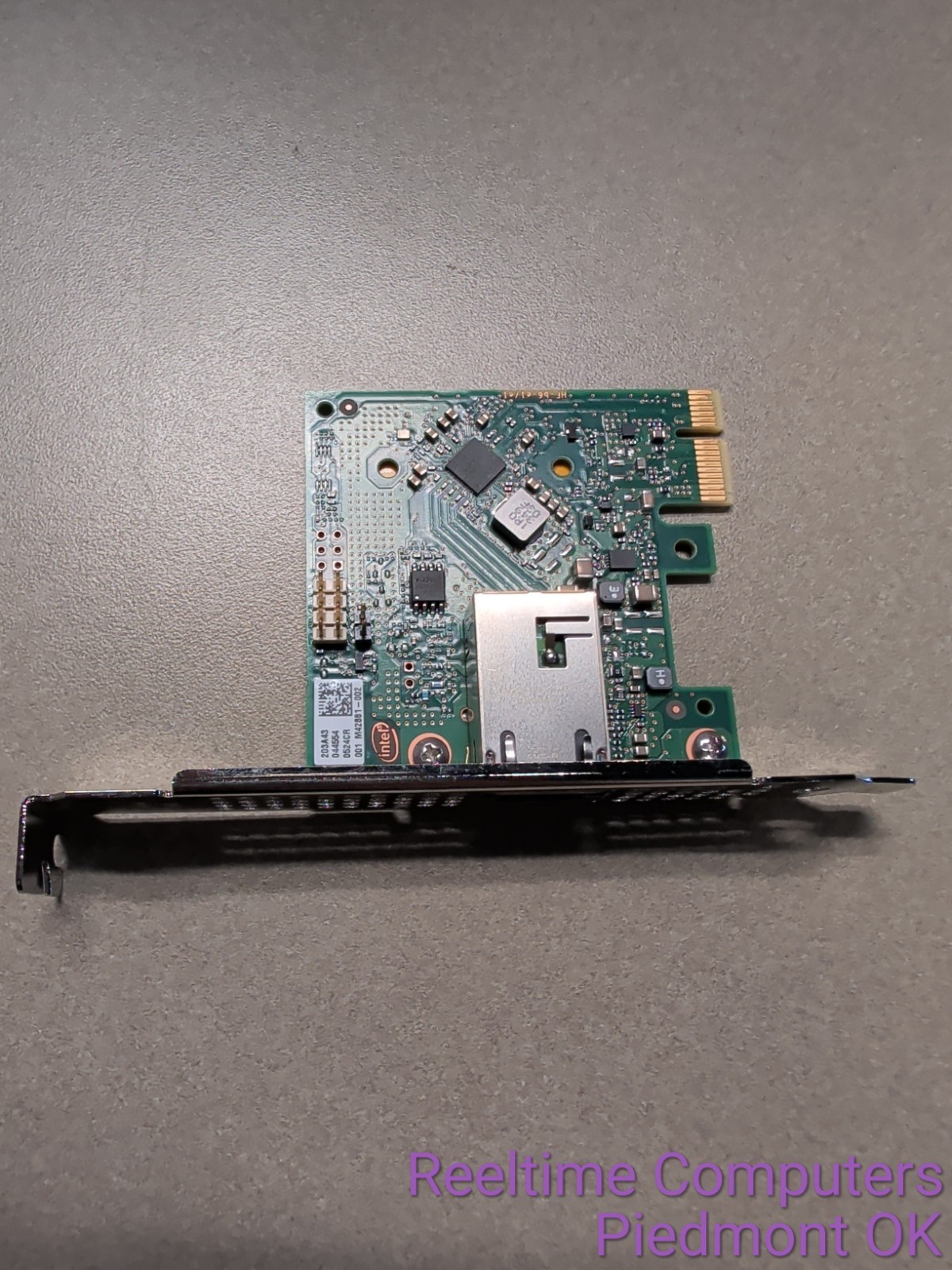 Dell Intel I225-T1 2.5GbE PCIe x1 RJ45 NIC JJF4X 0JJF4X Full Height
