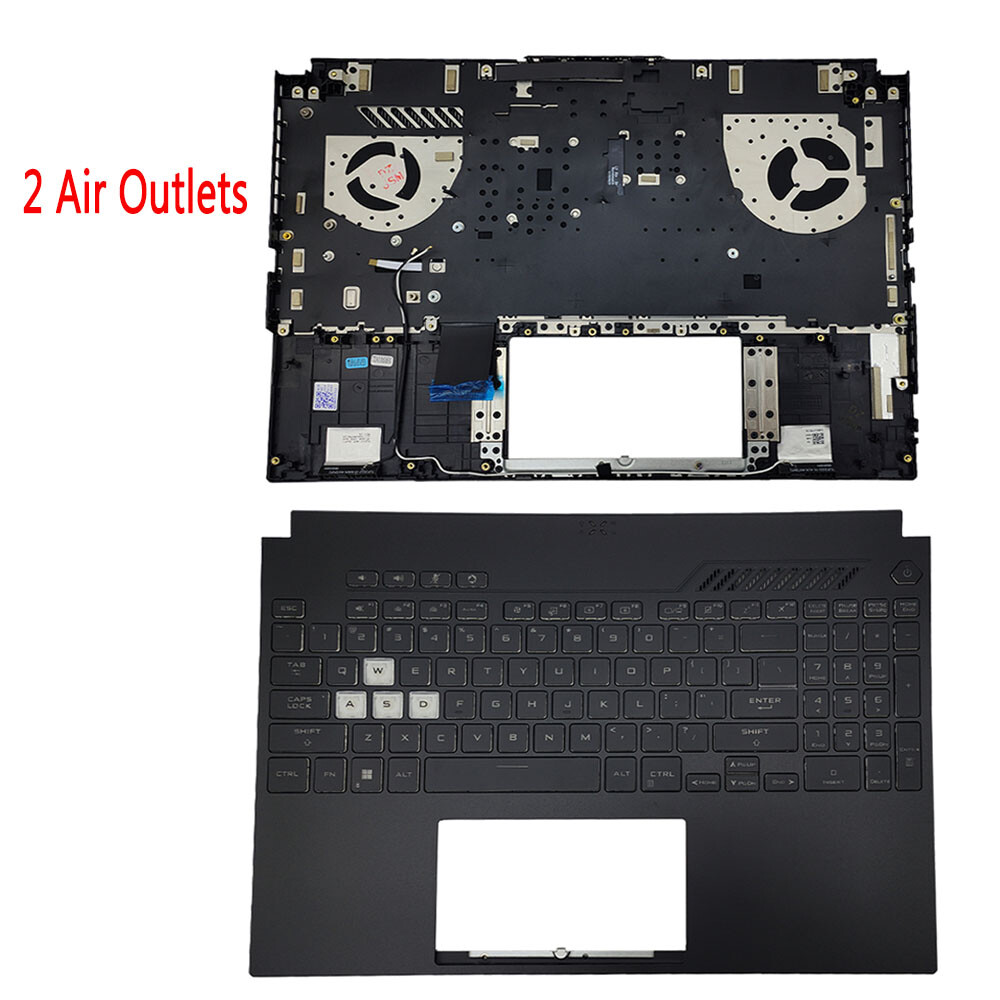 New Palmrest Keyboard Backlit For Asus TUF Gaming A15 FA507 FA507R FX507 2022 US