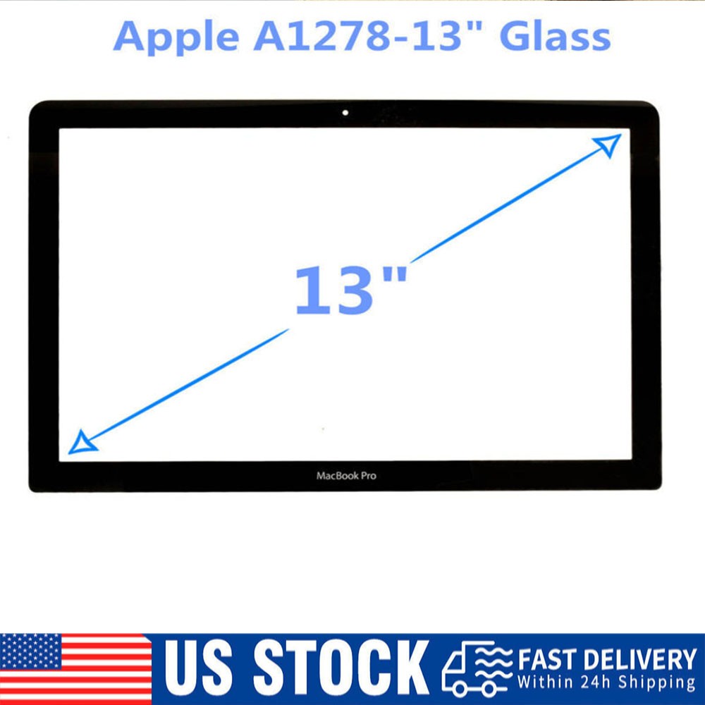 NEW 13.3″ MacBook Pro Unibody A1278 Cover LCD Glass Lens SCREEN Front 13″ Inch
