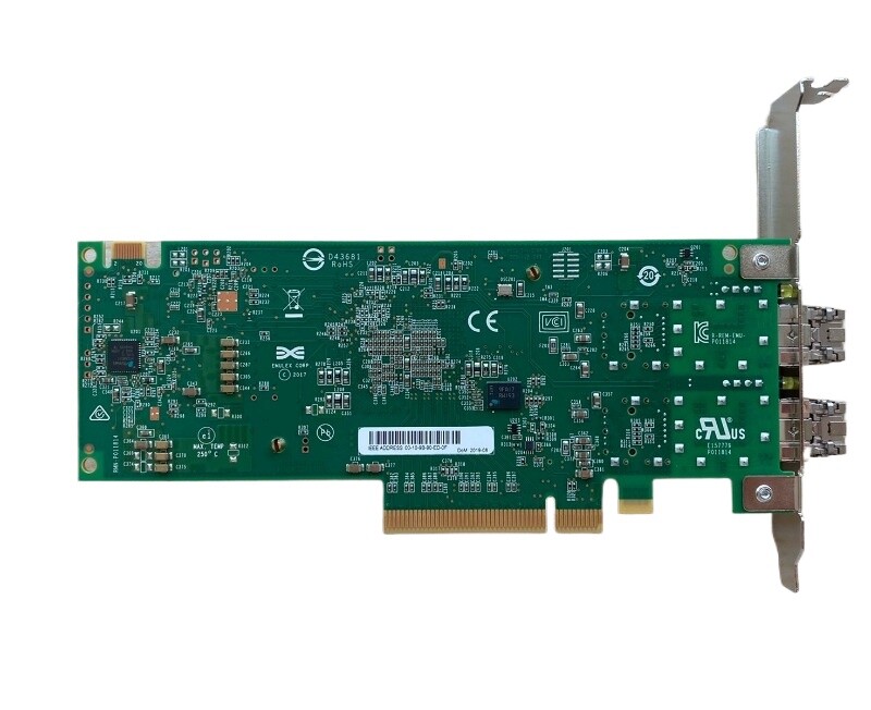 LPE35002 DELL/EMULEX 32GB 32GFC SW Optical FC HBA Both Bracket LPE35002-M2