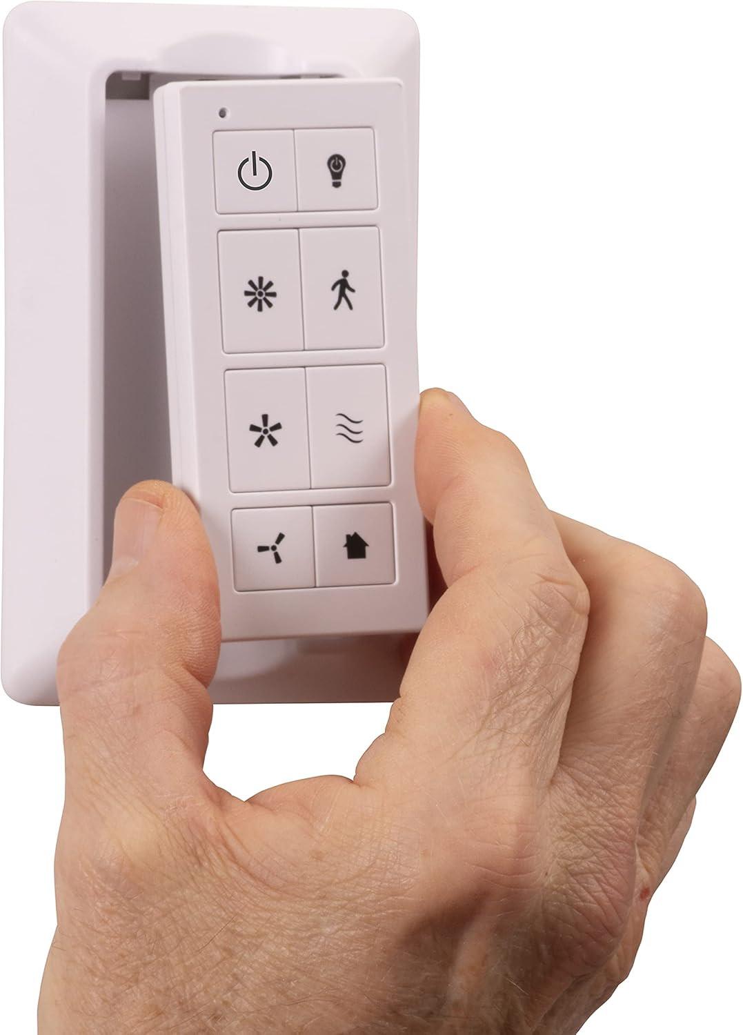 Universal Ceiling Fan Remote Control Kit with Receiver, Wall Do
