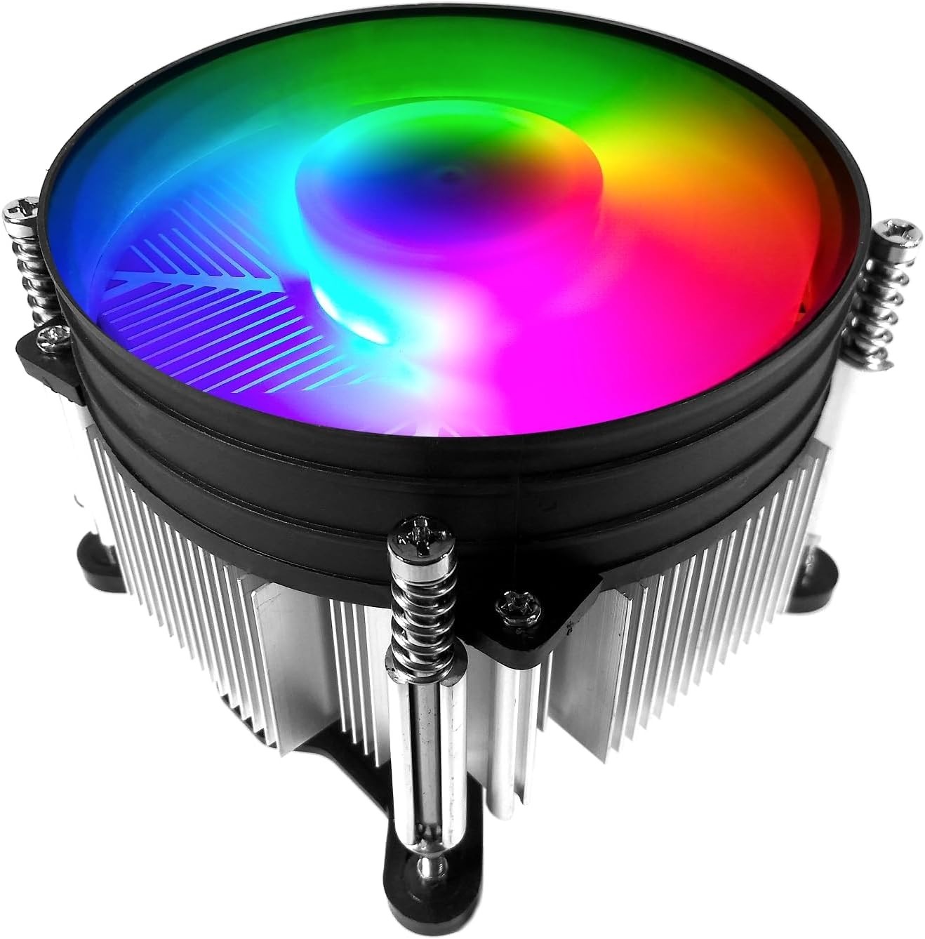 TW-8 95W RGB LED CPU Cooler – Aluminum & Copper Heatsink for Intel i3/i5/i7/i9