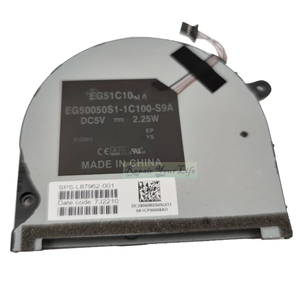 Fan for HP Envy 13-BA TPN-C145 13T-BA000 13T-BA100 BA0020CA BA0030CA BA0085NR