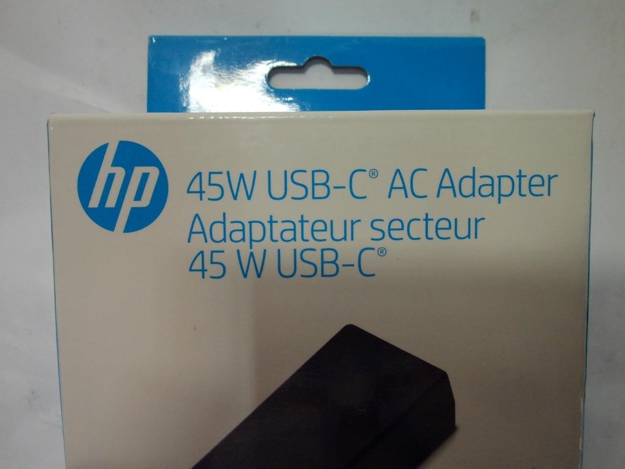 New HP 45W USB-C AC Adapter N8N14AA#ABL 45W 15V DC Output 828694-002 (J095)