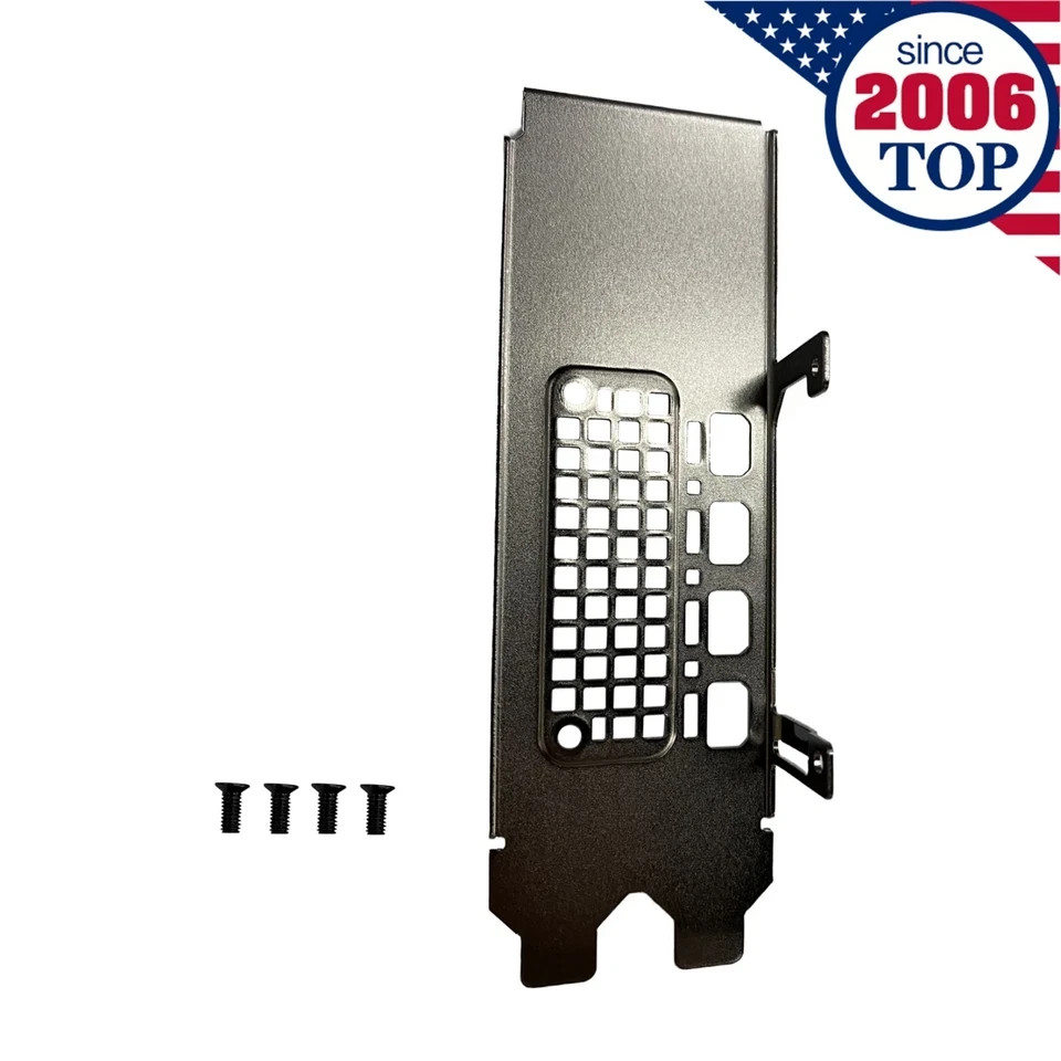 New Long Full Height Bracket for Nvidia Quadro RTX A2000 A4000 w/ Screws