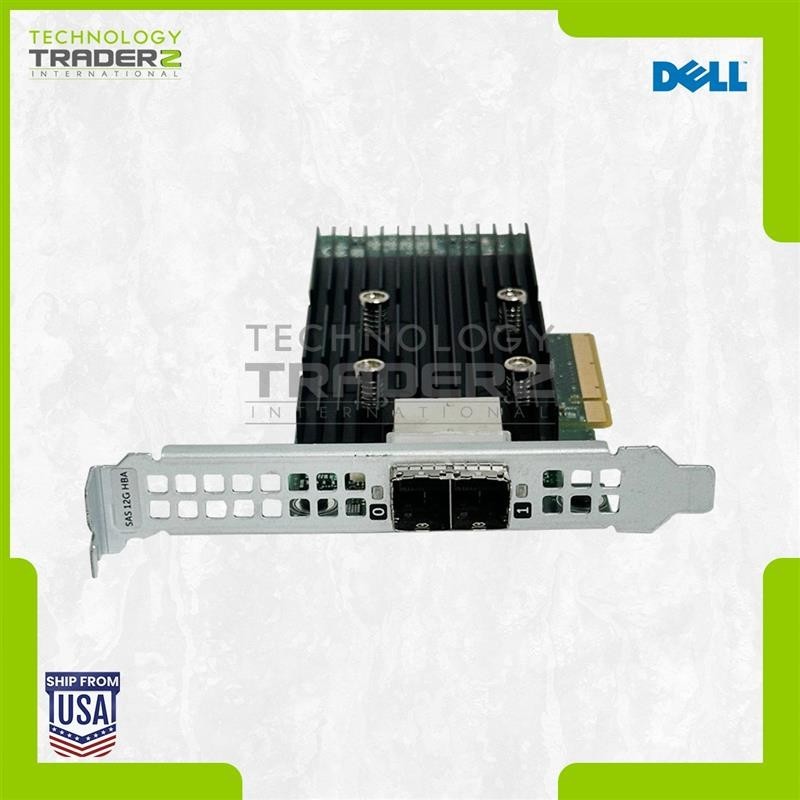 2PHG9 Dell Dual Port 12Gbps SAS PCI-E 3.0 x8 HBA 02PHG9 W/ Long Bracket