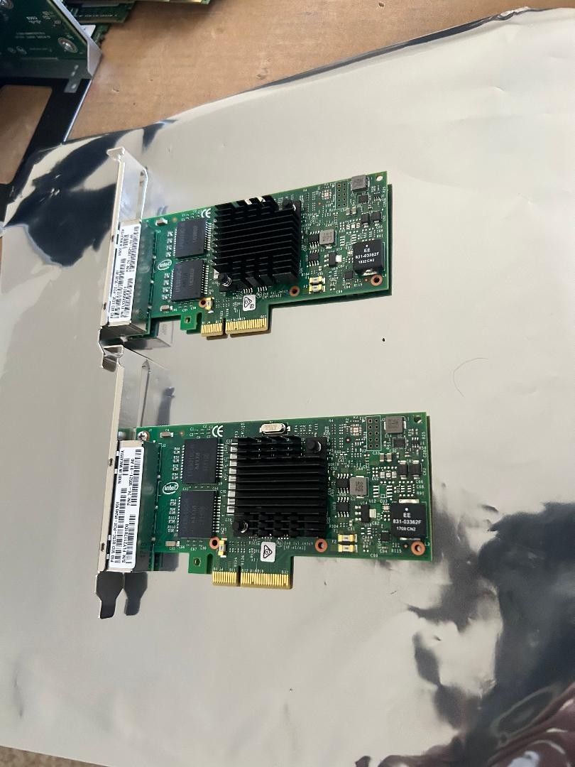 Qty.2 Cisco Intel RJ-45 Quad Port Ethernet Server Adapter I350-T4 74-10521-01
