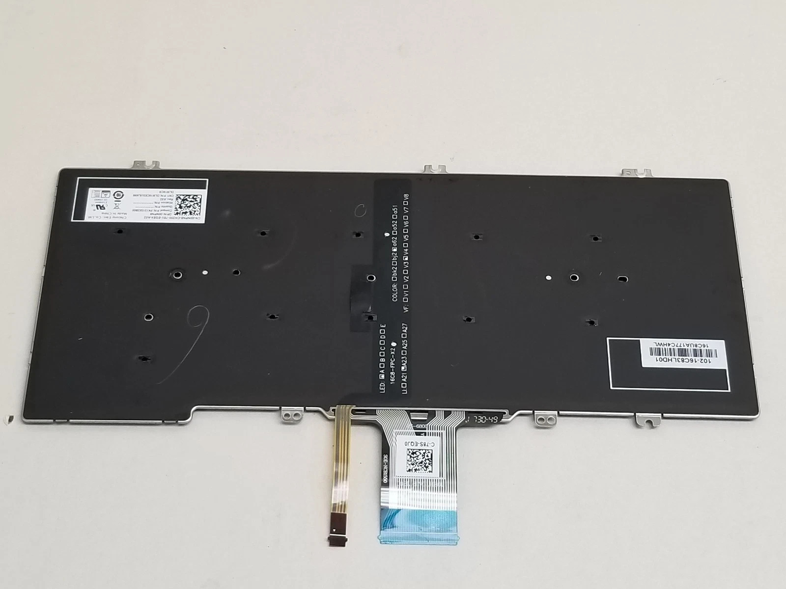 Backlit Keyboard For Dell Latitude 7280 7290 7380 7389 7390 Laptops 0NPN8