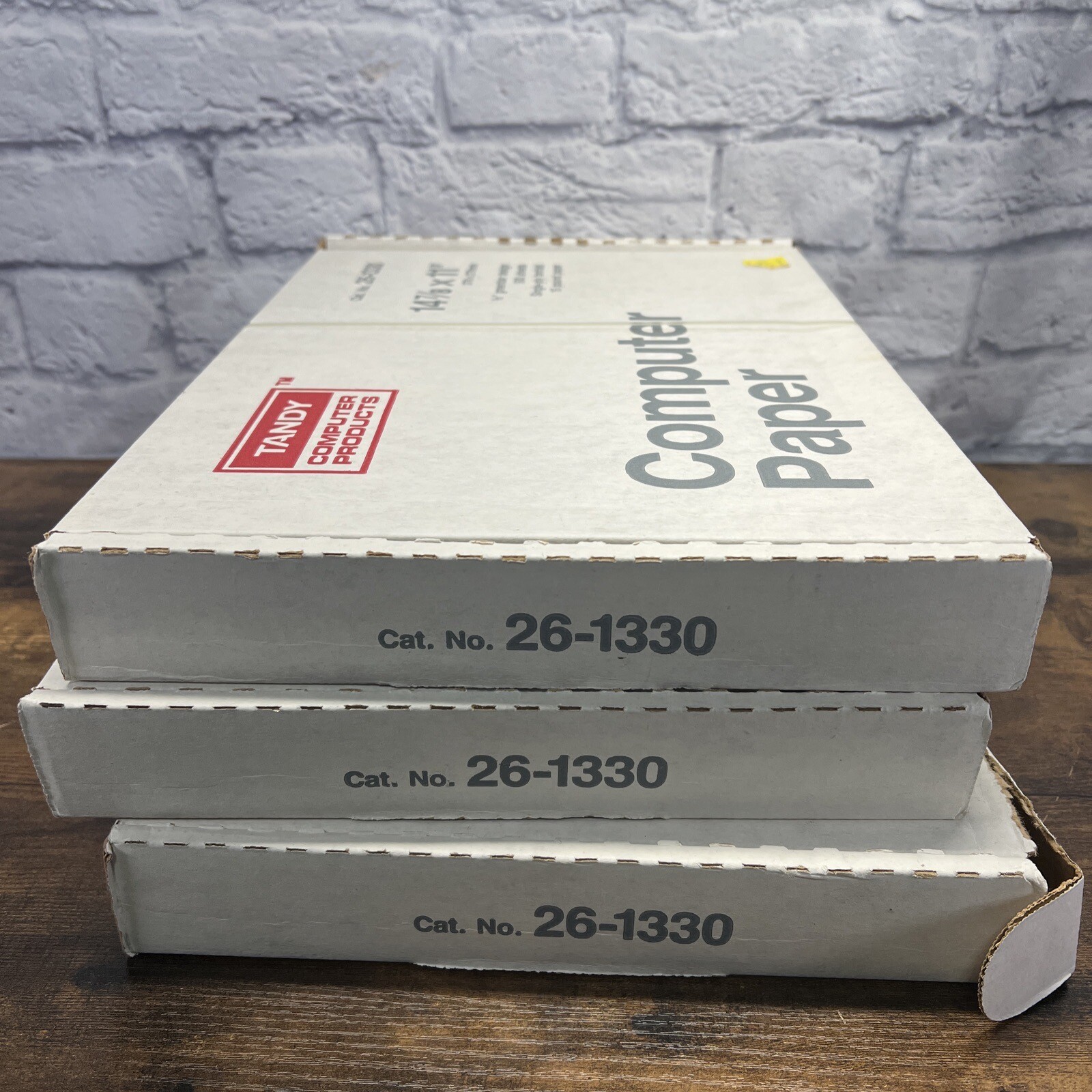 Vintage Original Tandy Computer Products Paper 26-1330 Lot Of 3 NEW SEALED