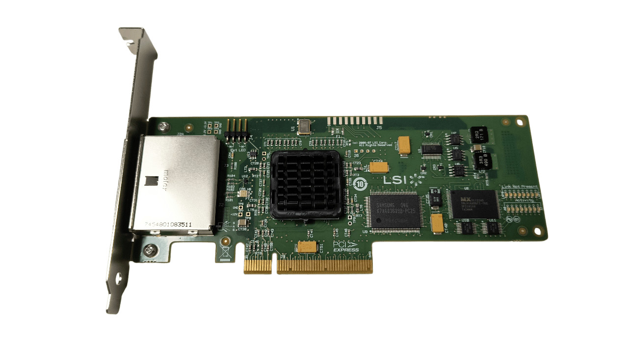 LSI SAS3801E L3-01123-04E PCI-E 3GB/s Dual Port External HBA