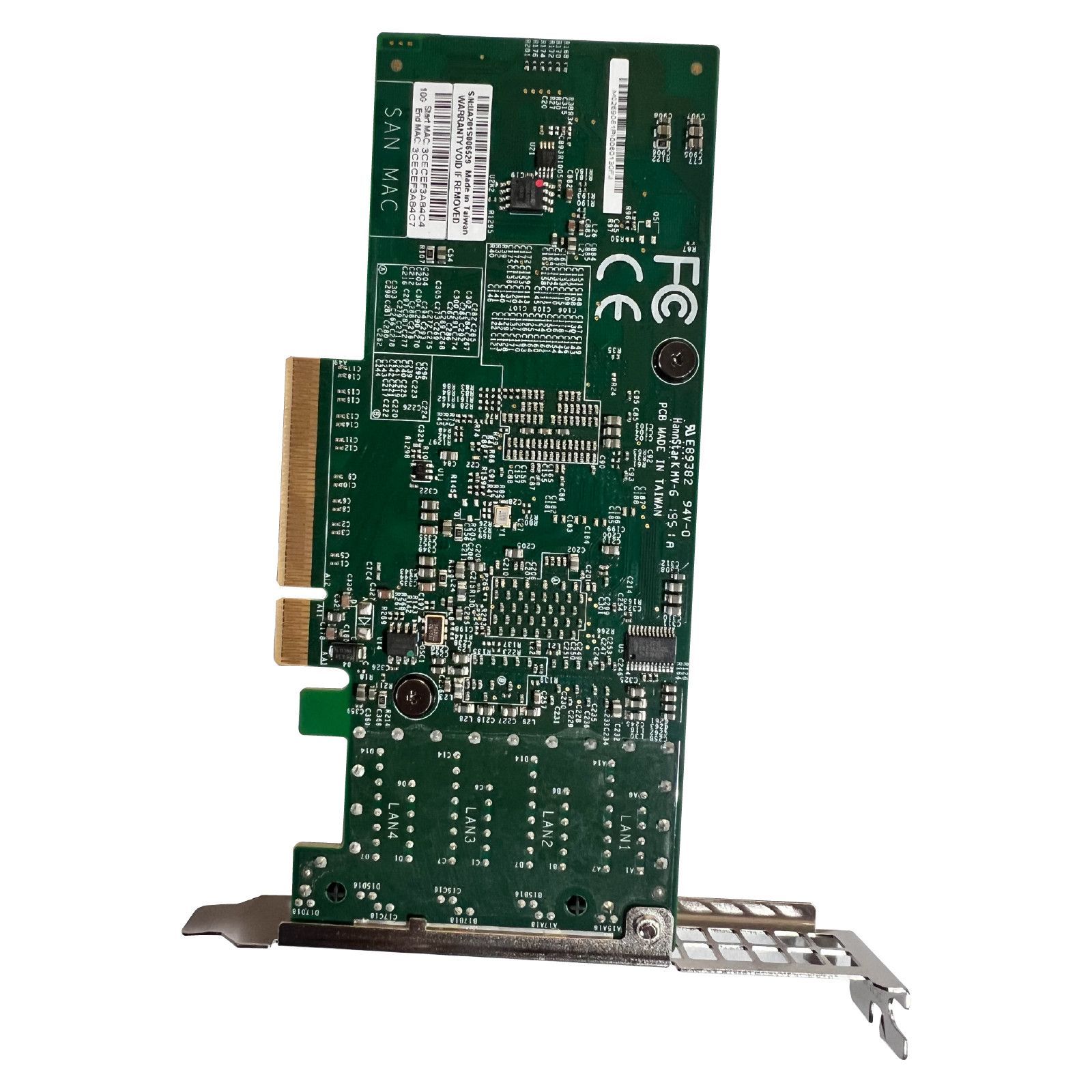 Supermicro 10GB RJ45 Quad Port PCIe x8 Intel 82580 Server NIC High Profile