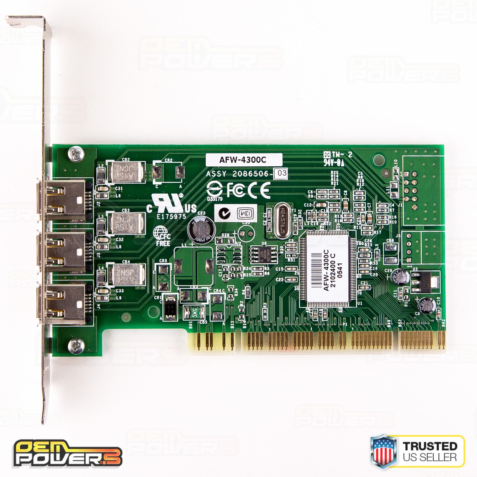 Adaptec AFW-4300C 3-Port FireWire IEEE 1394 Controller PCI Card DESKTOP PC NEW